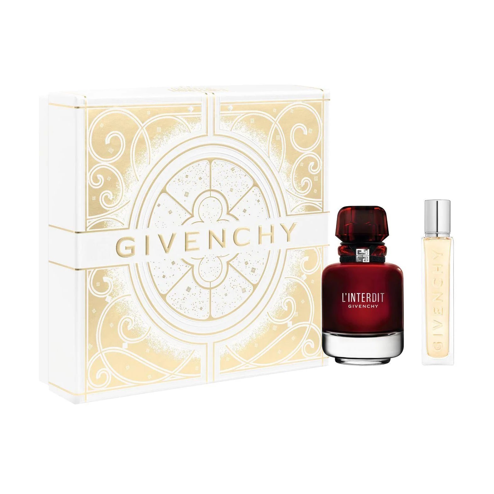 Парфумований набір жіночий Givenchy L'Interdit Rouge (парфумована вода, 50 мл + парфумована вода, 12.5 мл)